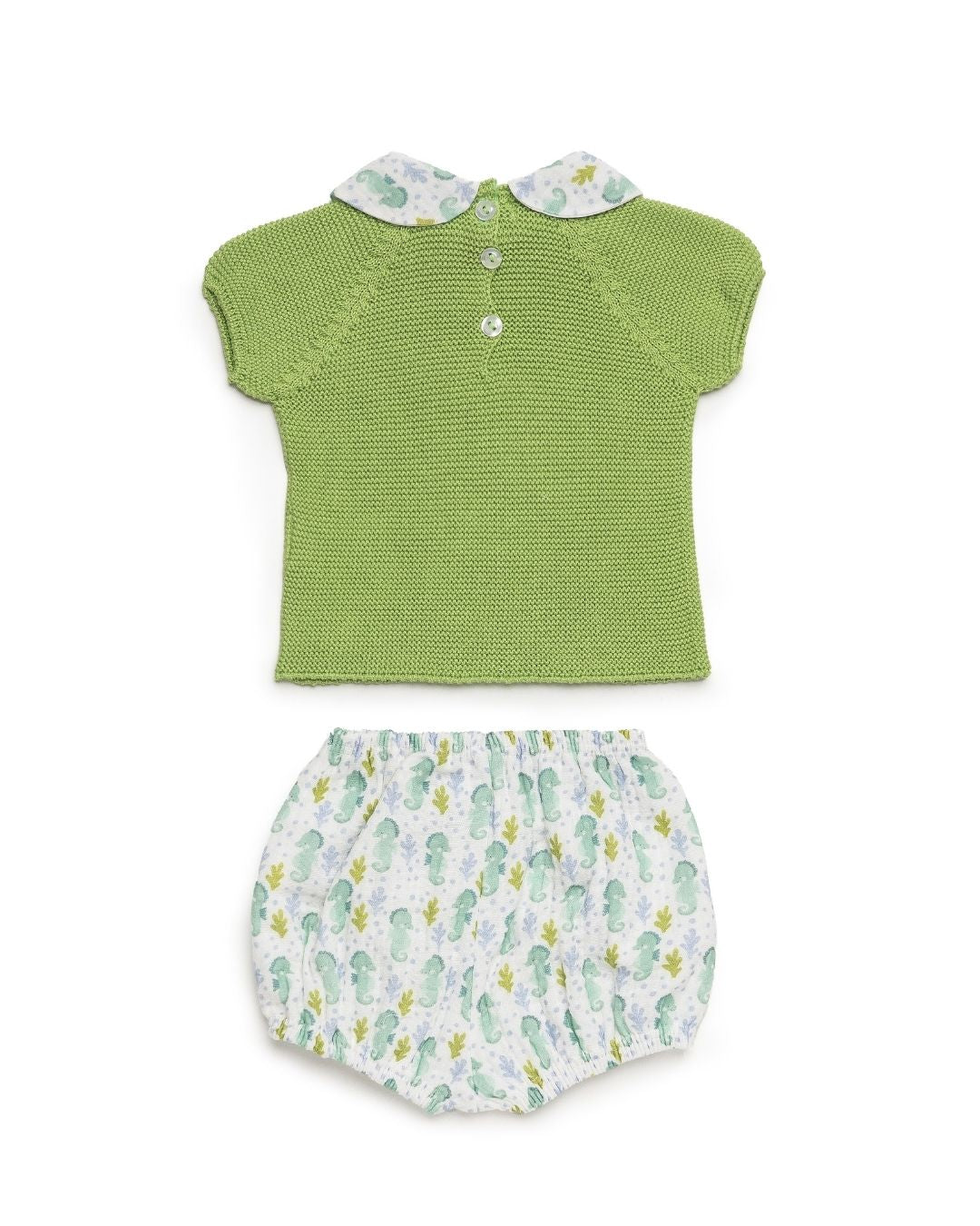 Conjunto Bebé Mar Caballito Verde Lima 🍋‍🟩 Colección Lima - Juliana