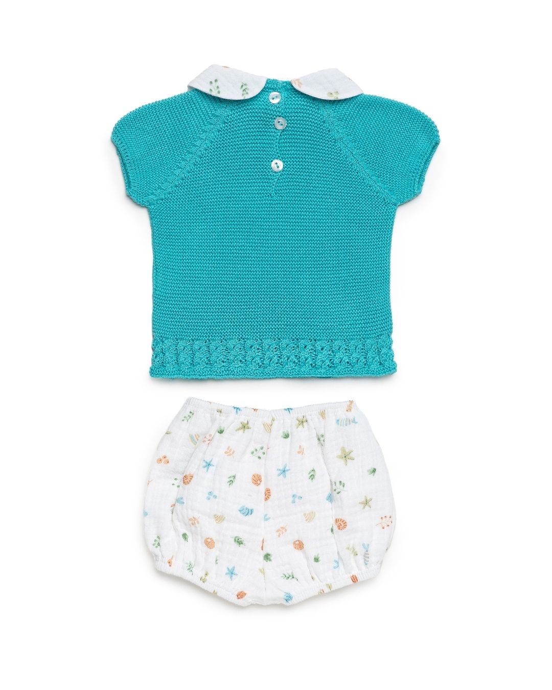 Conjunto Bebé Mar Turquesa 🍈 Colección Melón - Juliana