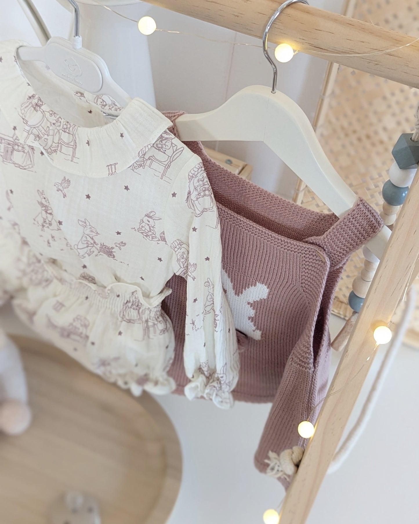 Conjunto Bebé Niña Micolino Familia Paola (3 piezas) - Micolino