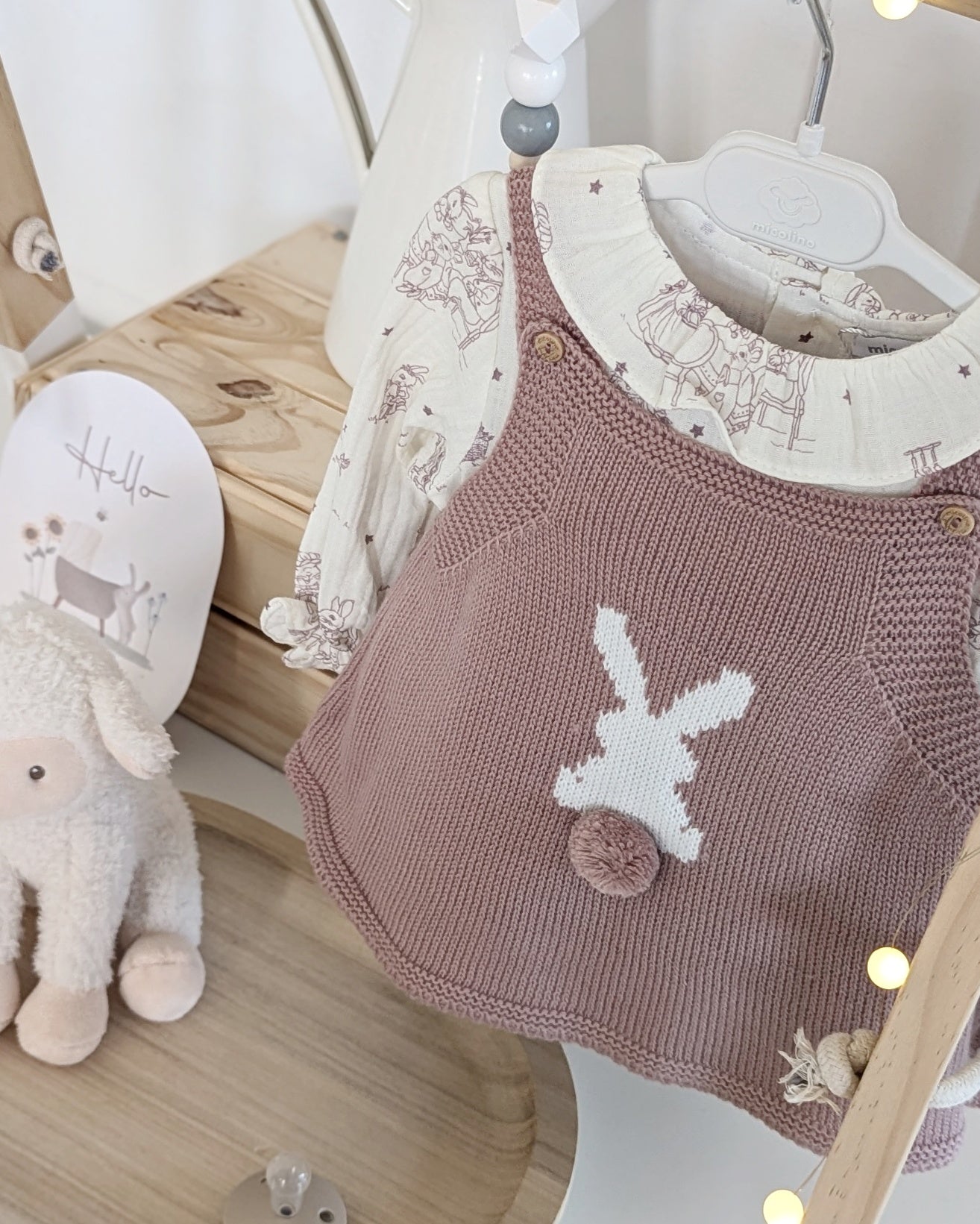 Conjunto Bebé Niña Micolino Familia Paola (3 piezas) - Micolino