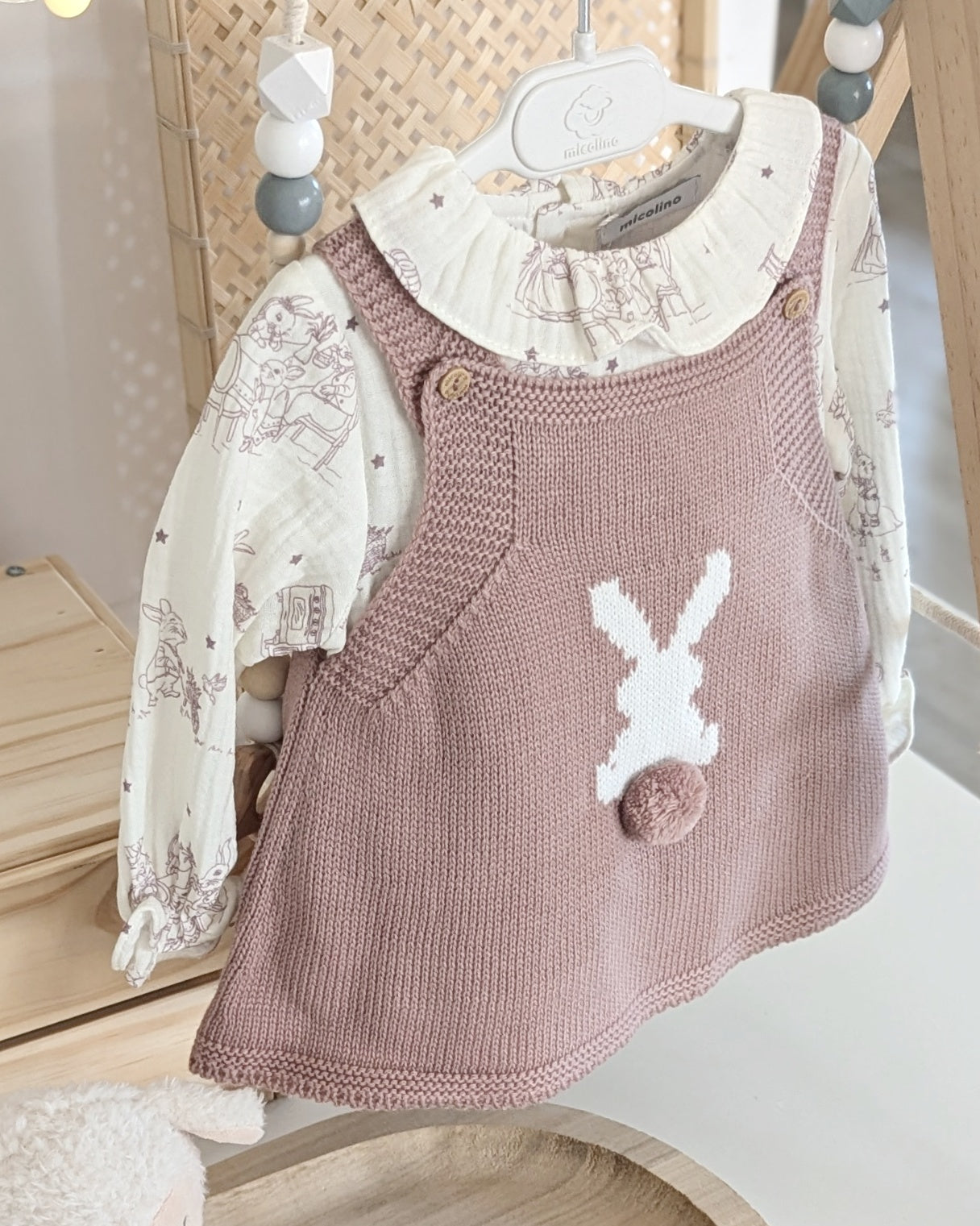 Conjunto Bebé Niña Micolino Familia Paola (3 piezas) - Micolino