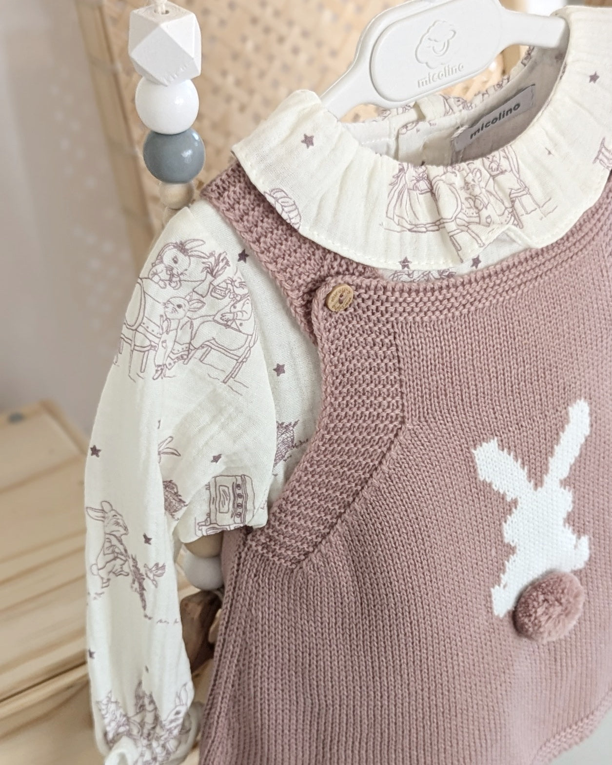 Conjunto Bebé Niña Micolino Familia Paola (3 piezas) - Micolino