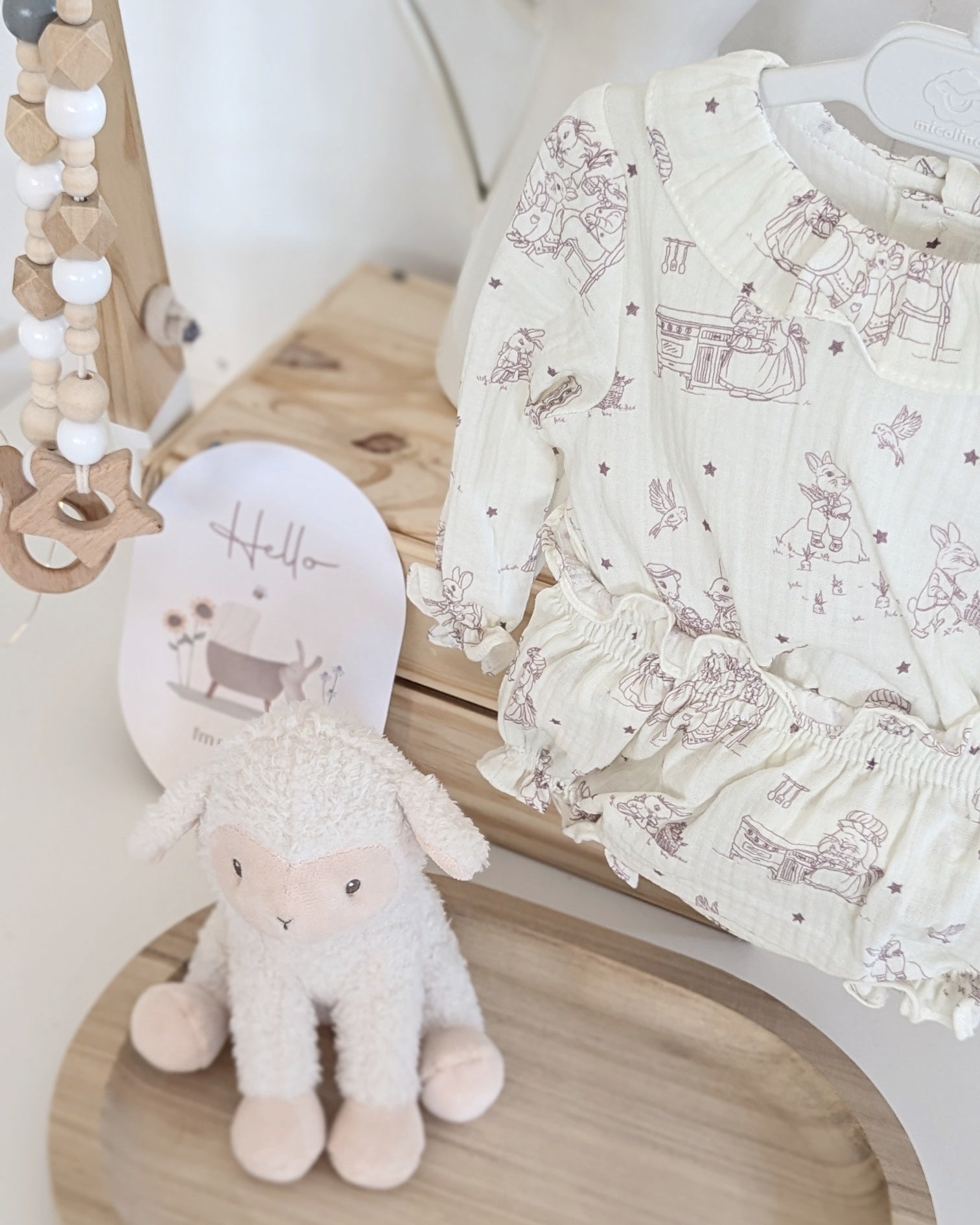 Conjunto Bebé Niña Micolino Familia Paola (3 piezas) - Micolino