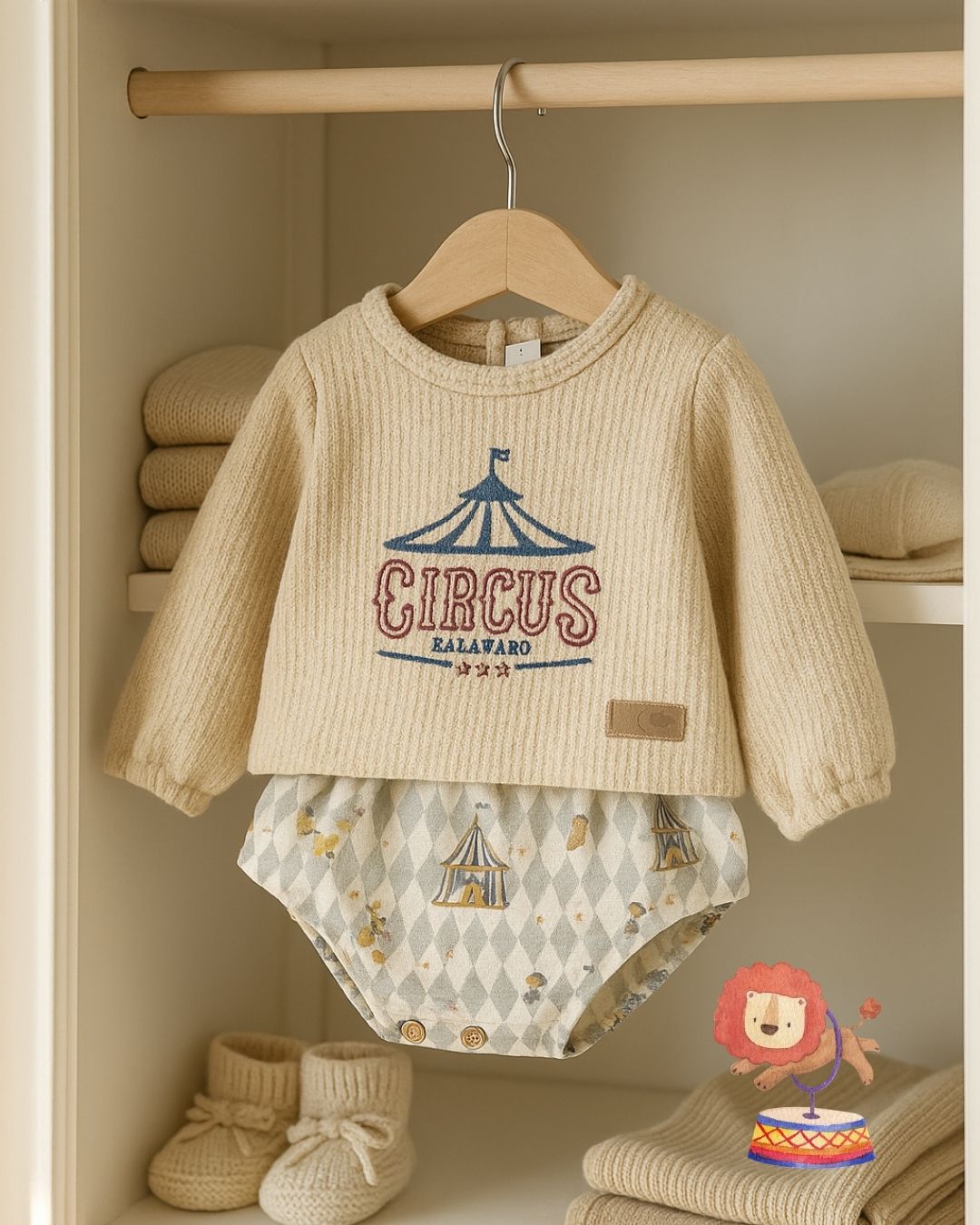 Conjunto Bebe Niño Pololo Mistral Azul 11193 - Calamaro