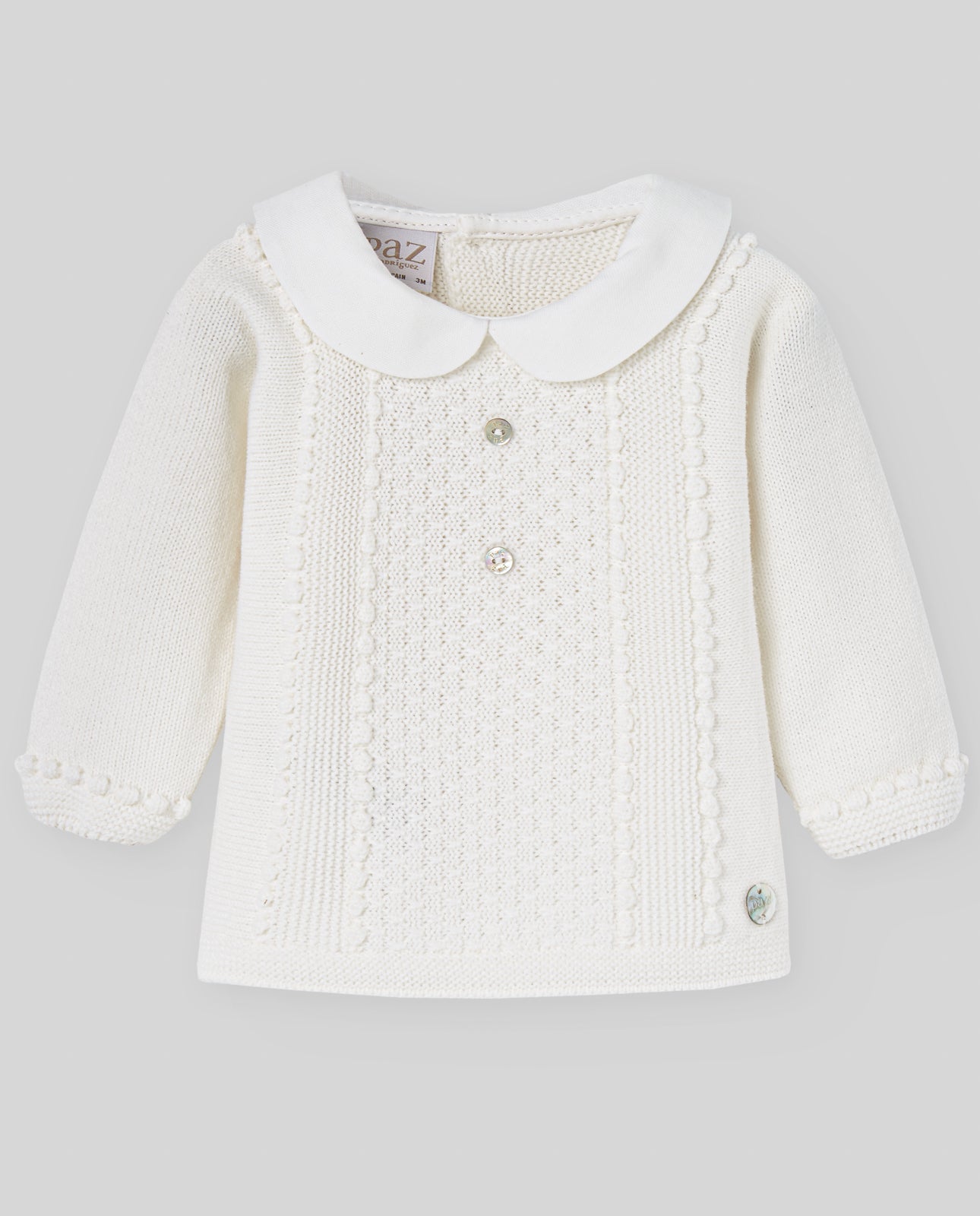 Conjunto Bebe Polaina Cuello Bebé Paz OI 25-26 - Paz Rodriguez Referencia 103-102829