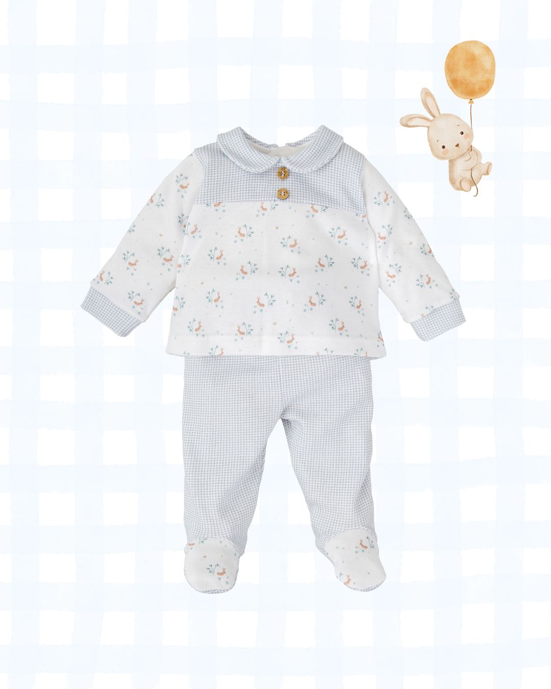 Conjunto Bebe Polaina Niño Pradera - Babidu