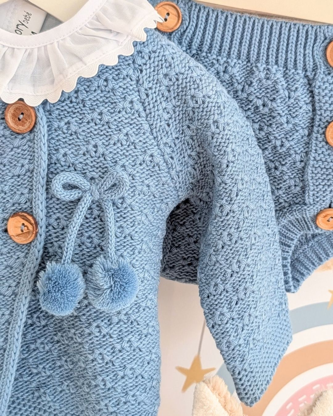 Conjunto Bebé Punto 4P Rodalquilar Azul 29121