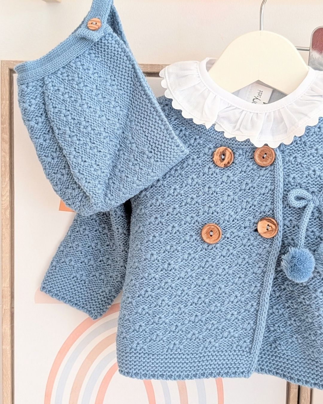 Conjunto Bebé Punto 4P Rodalquilar Azul 29121