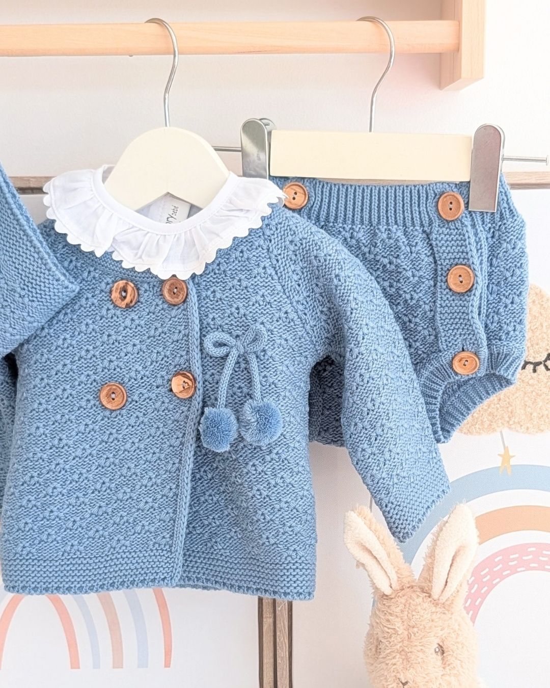 Conjunto Bebé Punto 4P Rodalquilar Azul 29121