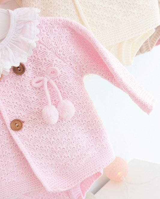 Conjunto Bebé Punto 4P Rodalquilar Rosa Bebé 27111