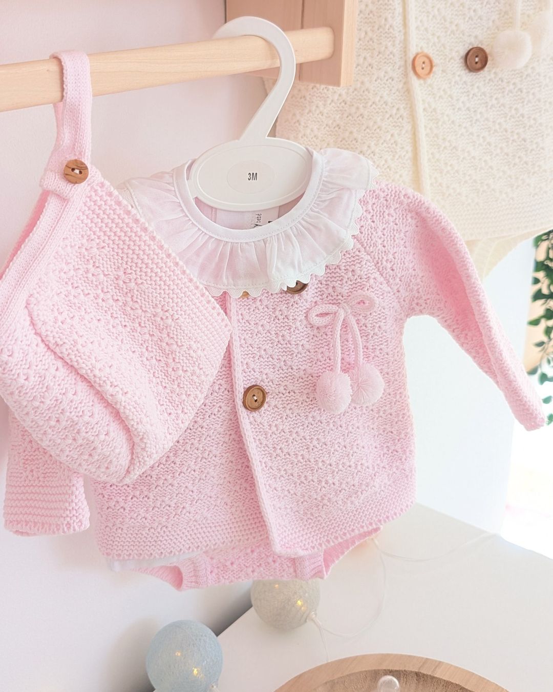 Conjunto Bebé Punto 4P Rodalquilar Rosa Bebé 27111