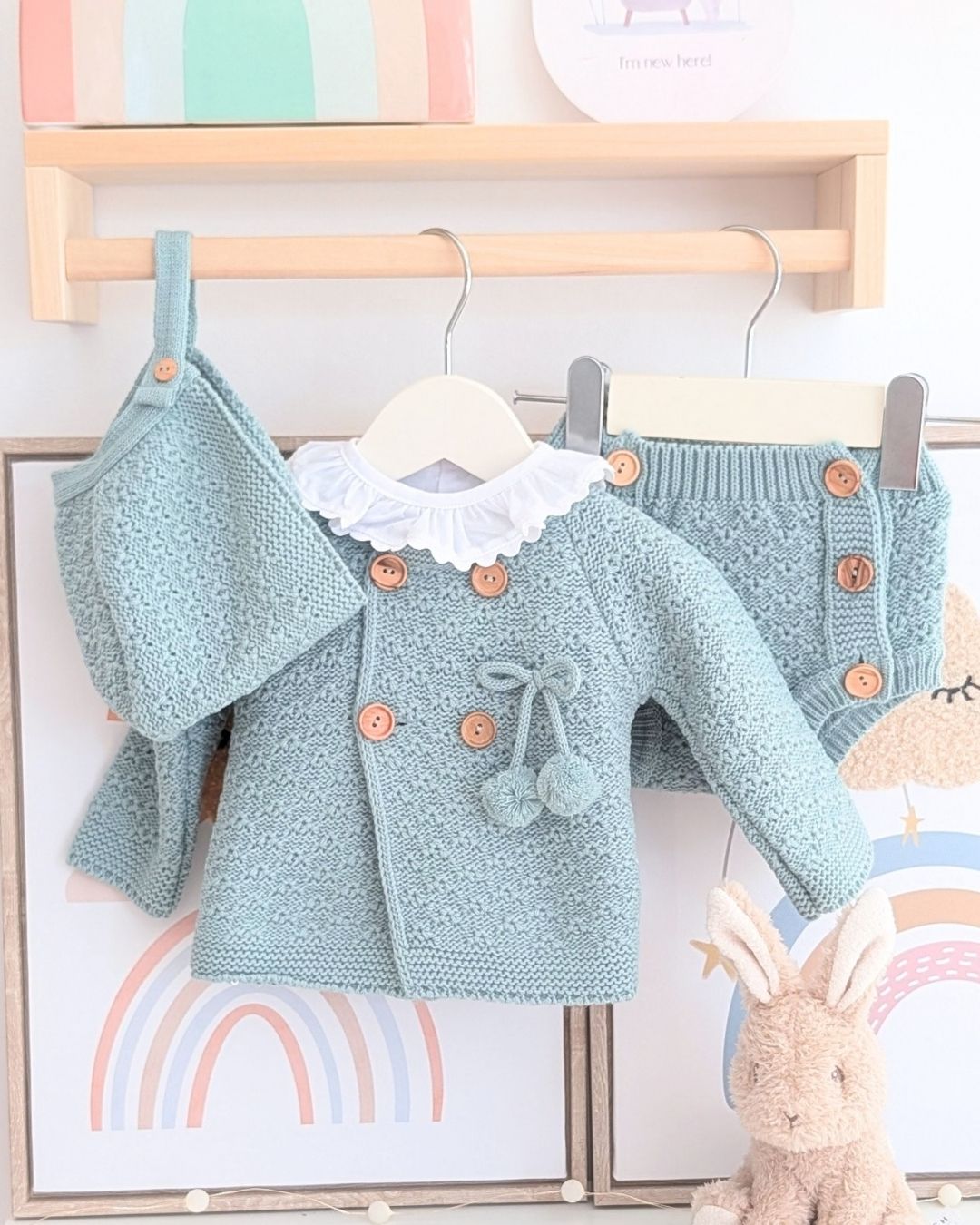 Conjunto Bebé Punto 4P Rodalquilar Verde 29121
