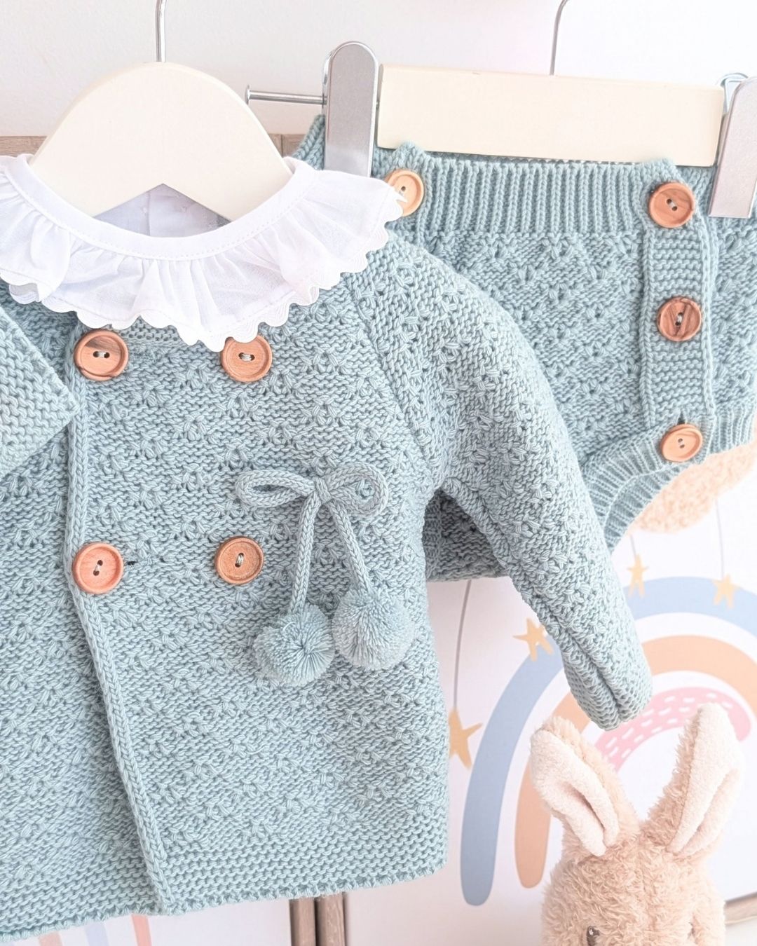 Conjunto Bebé Punto 4P Rodalquilar Verde 29121