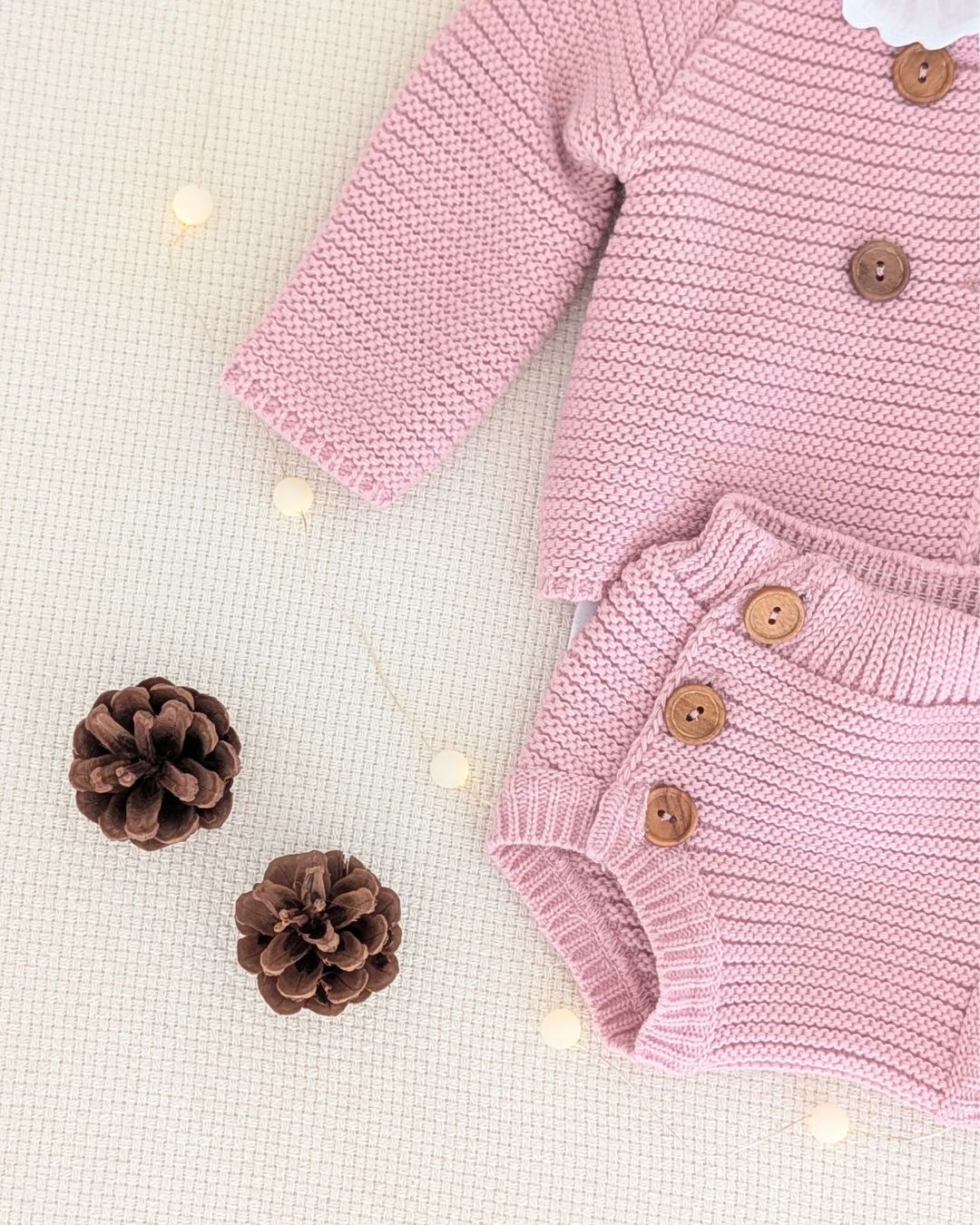 Conjunto Bebé Punto 4P Salinas Maquillaje 27112