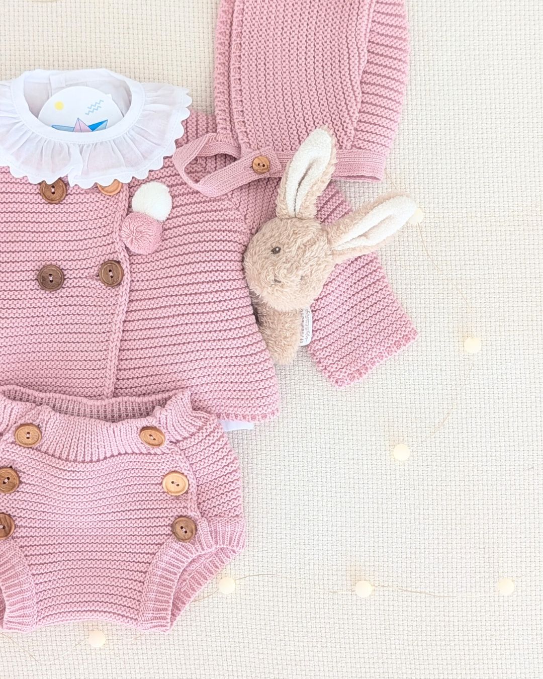 Conjunto Bebé Punto 4P Salinas Maquillaje 27112