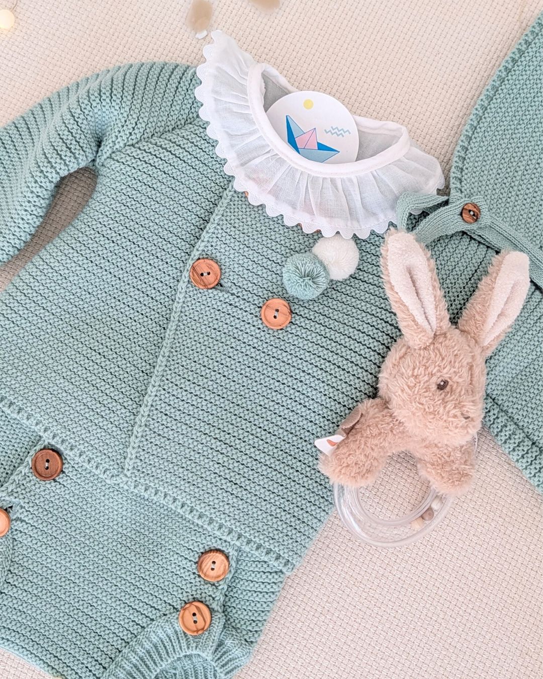 Conjunto Bebé Punto 4P Salinas Verde 27112