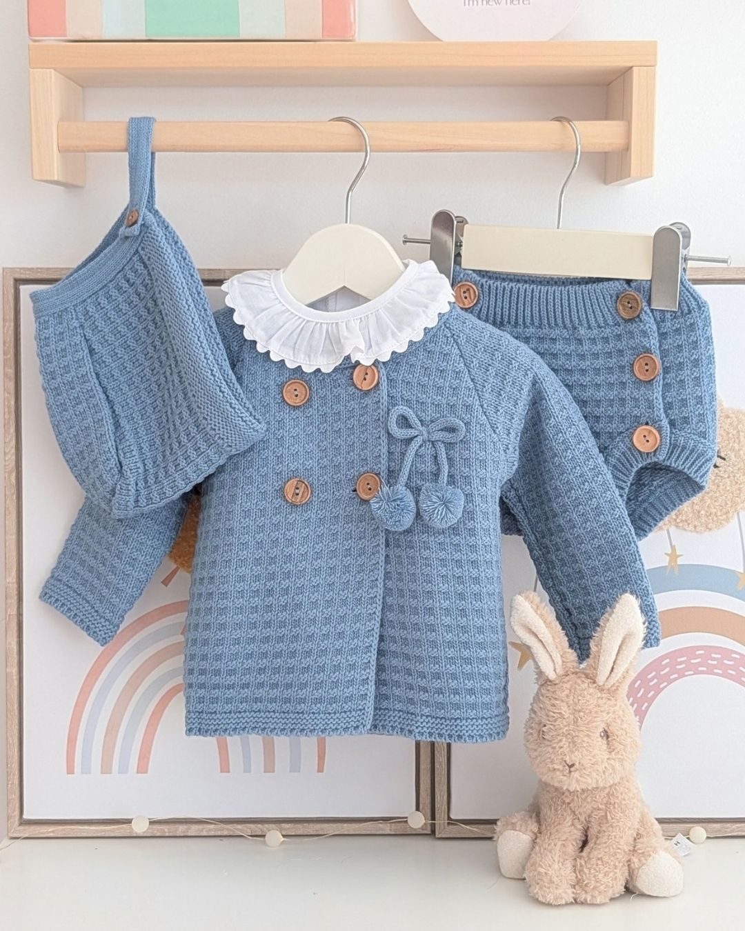 Conjunto Bebé Punto 4P San José Azul 29118