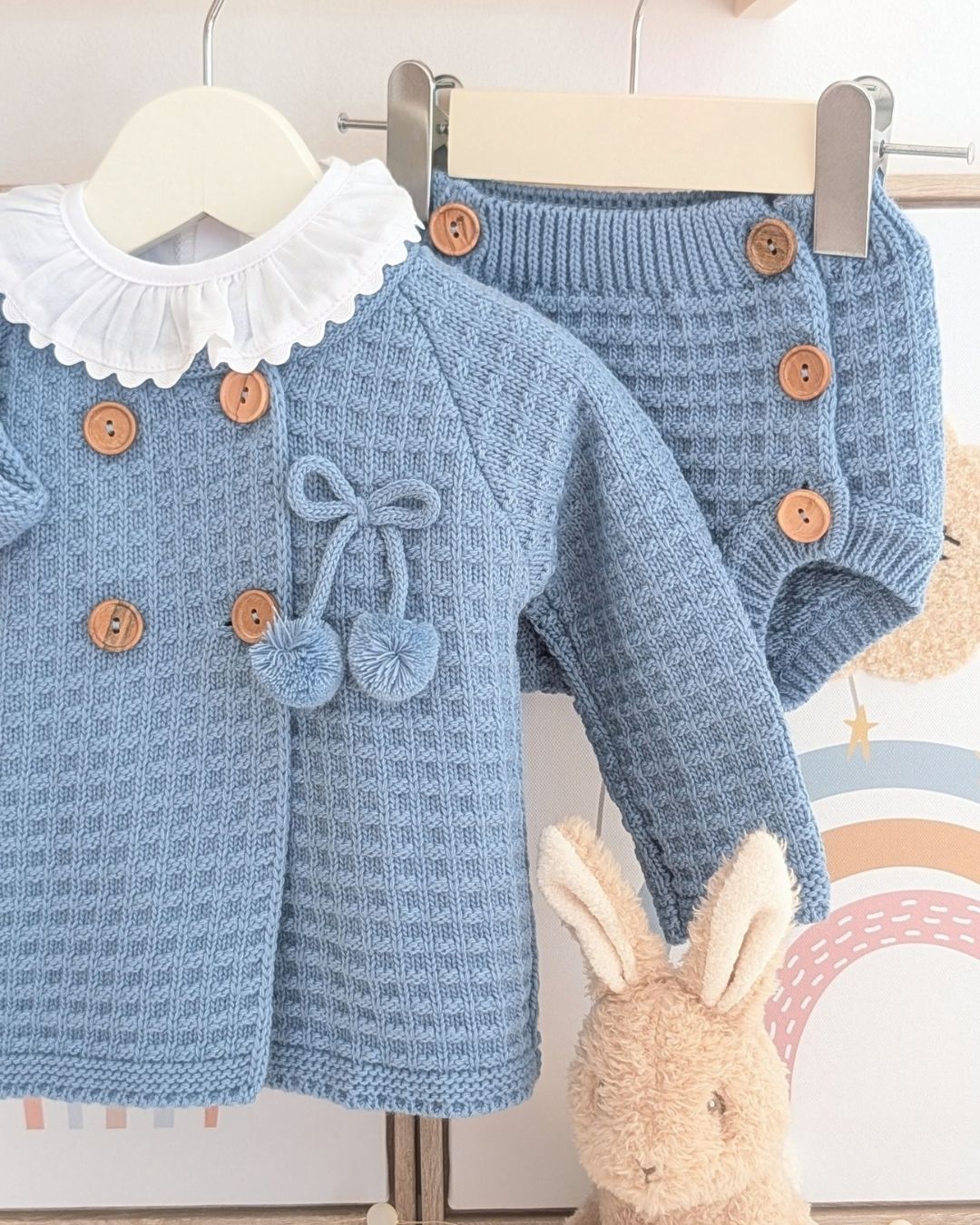 Conjunto Bebé Punto 4P San José Azul 29118