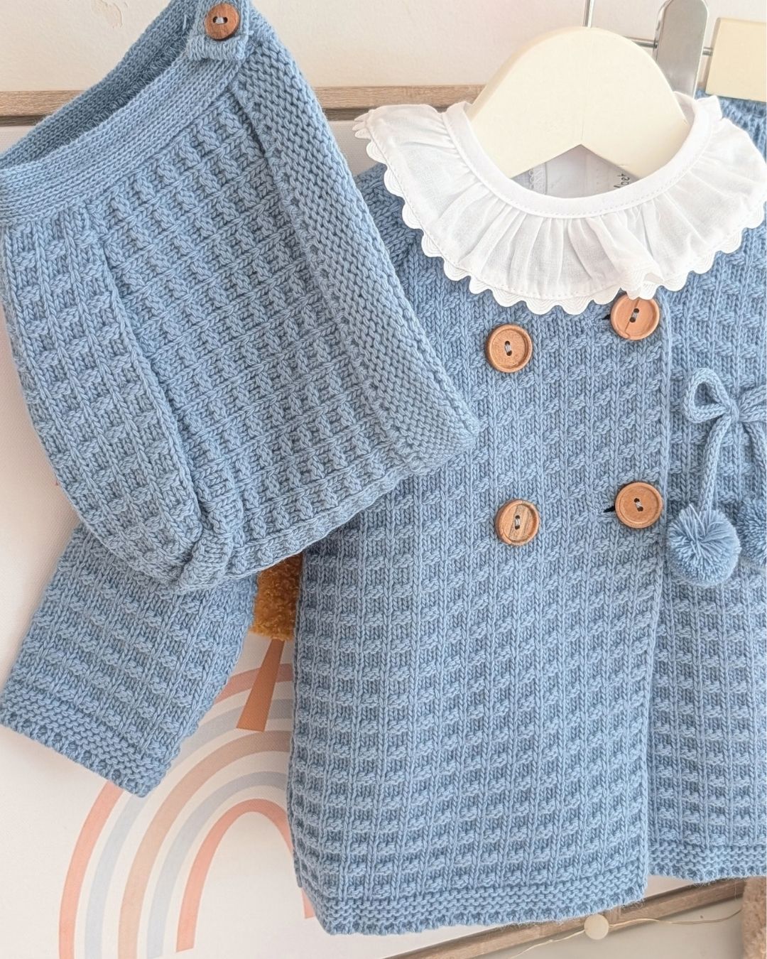 Conjunto Bebé Punto 4P San José Azul 29118