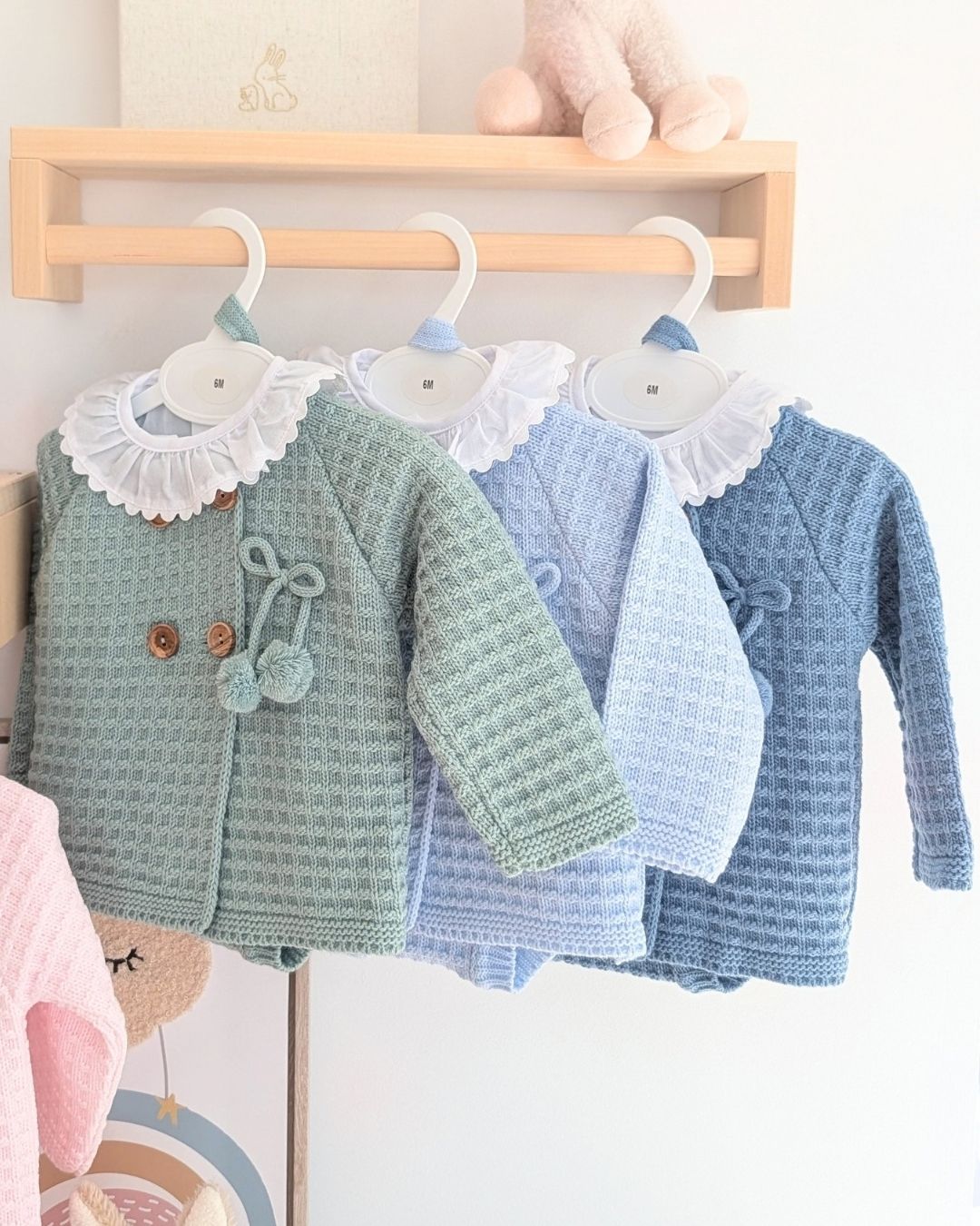 Conjunto Bebé Punto 4P San José Celeste 29118