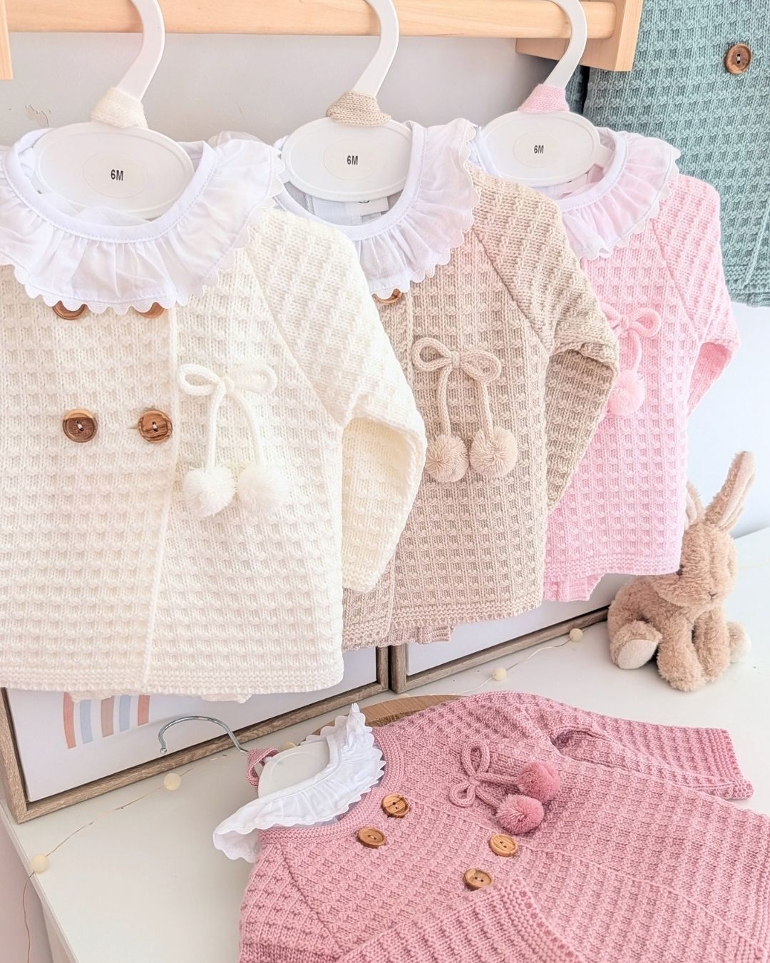 Conjunto Bebé Punto 4P San José Rosa Bebé 29118