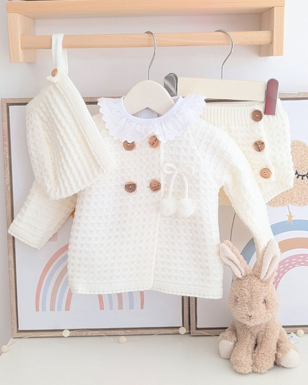 Conjunto Bebé Punto 4P San José Crudo 29118