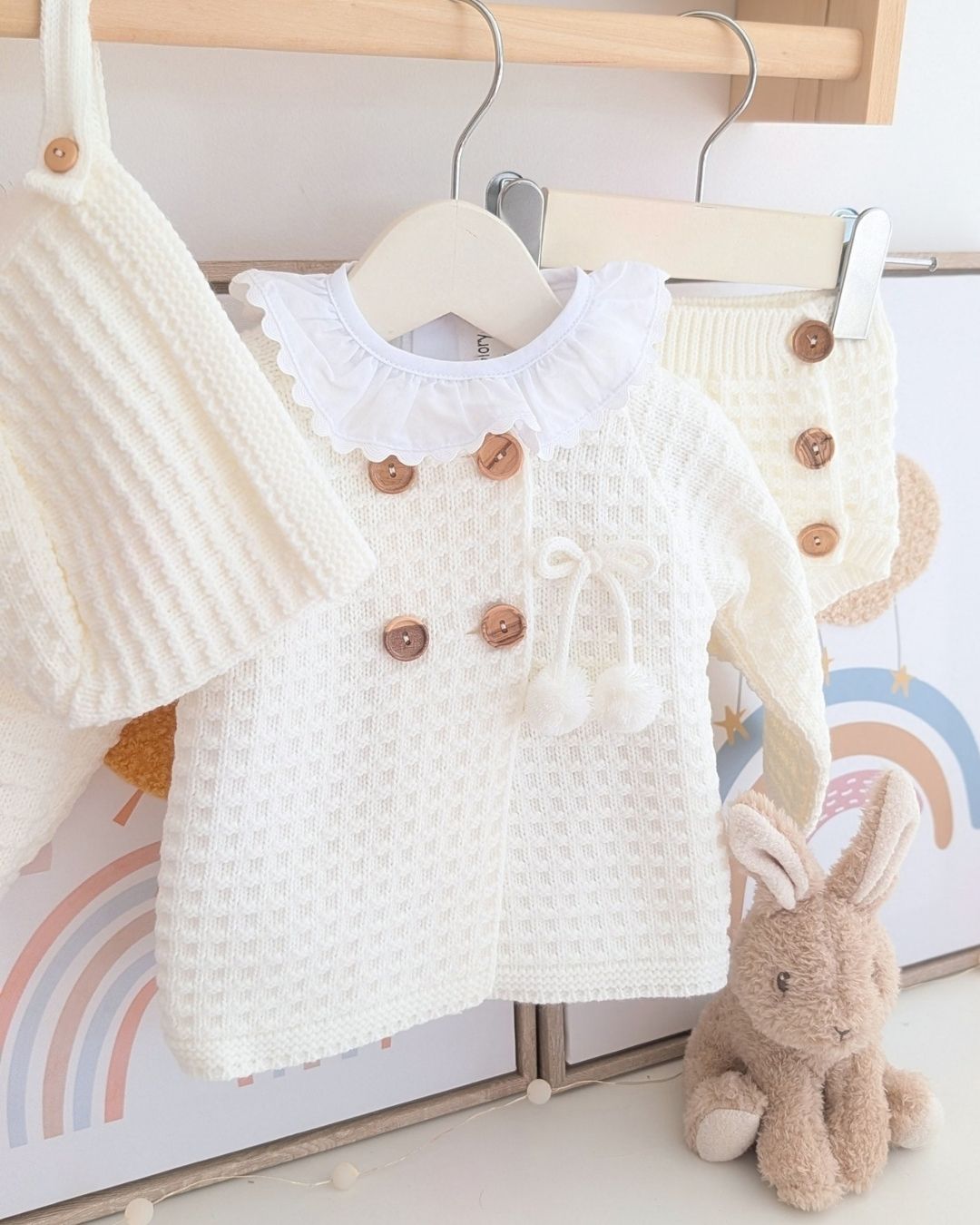 Conjunto Bebé Punto 4P San José Crudo 29118