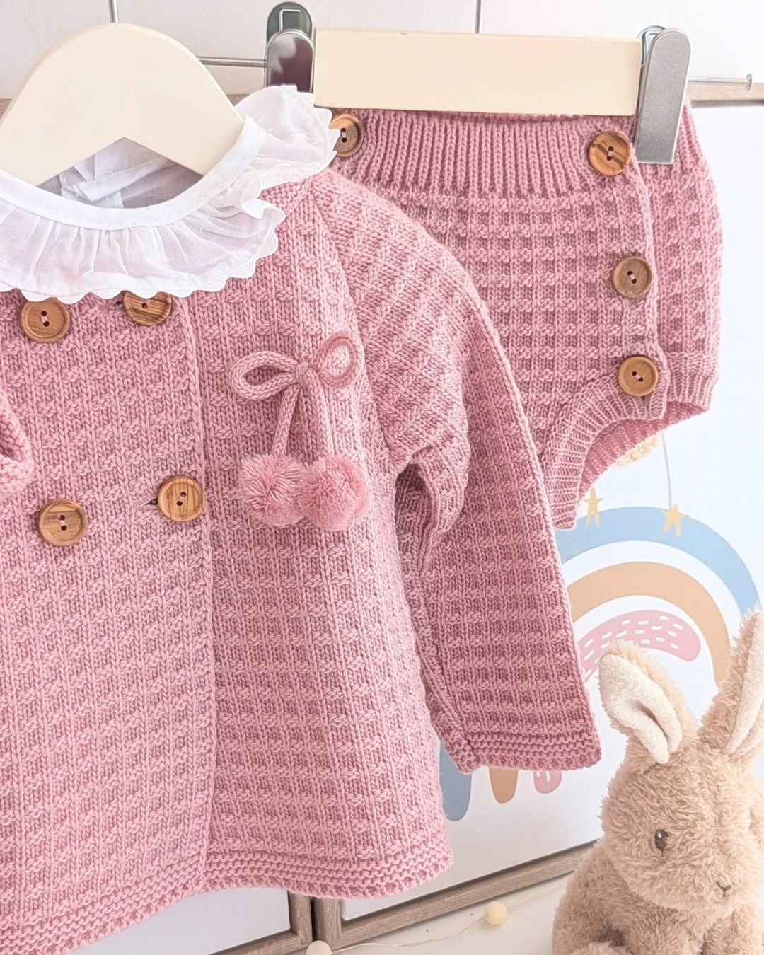 Conjunto Bebé Punto 4P San José Maquillaje 29118