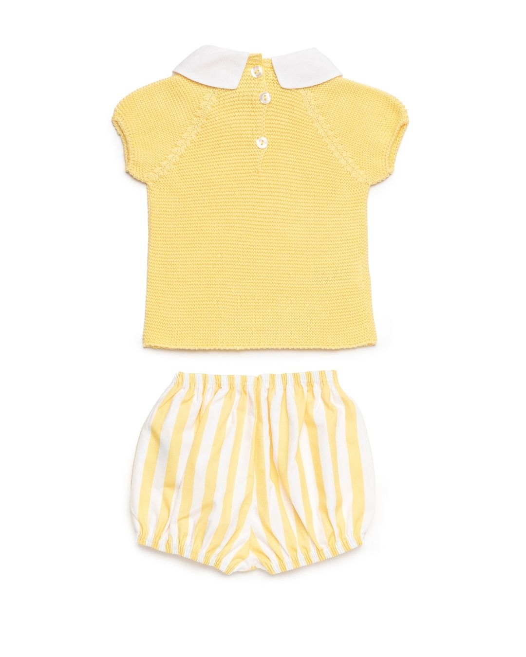 Conjunto Bebé Rayas Amarillo 🍋 Colección Limón - Juliana