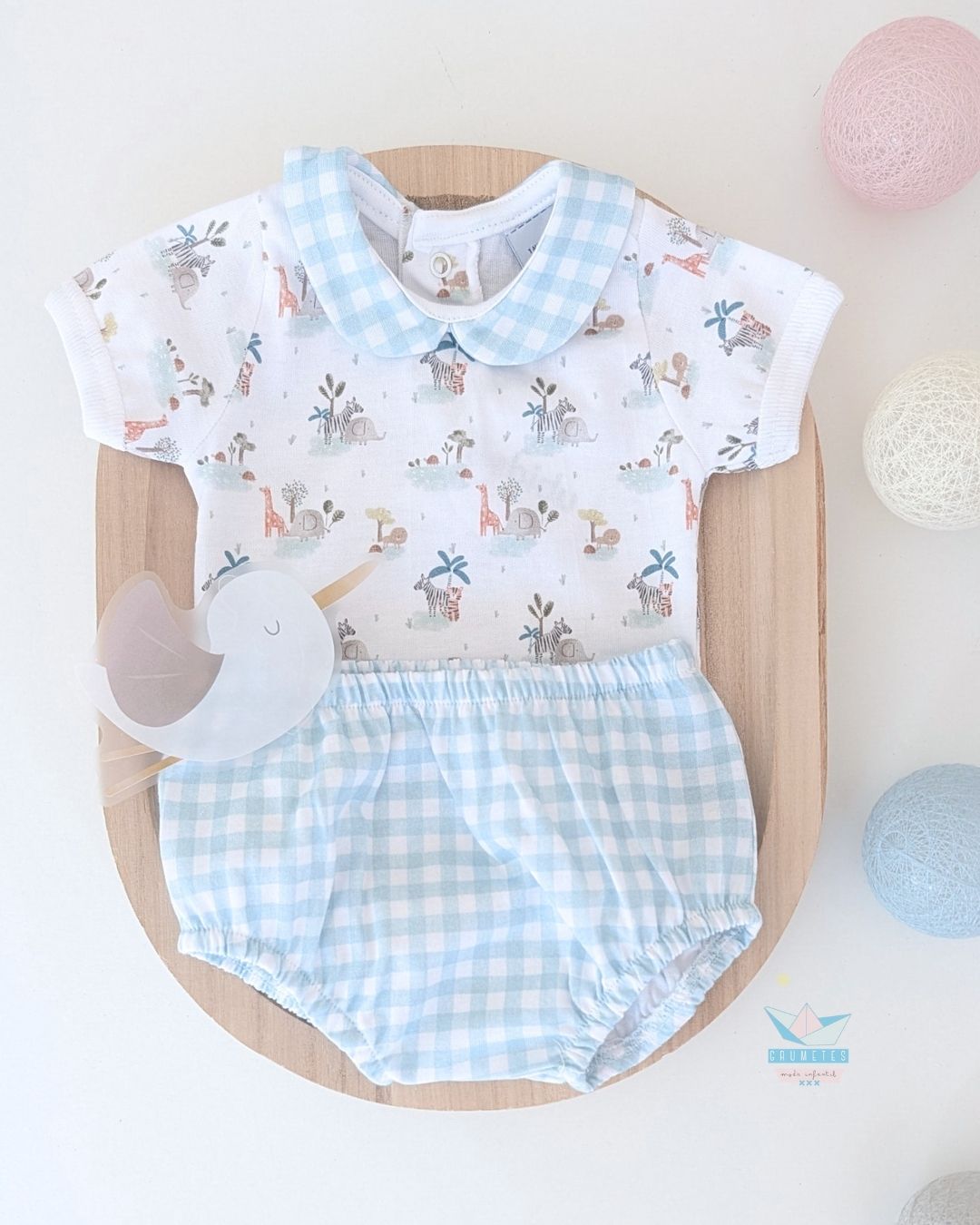 Conjunto Body + Ranita Azul Agua Aventura - Babidu