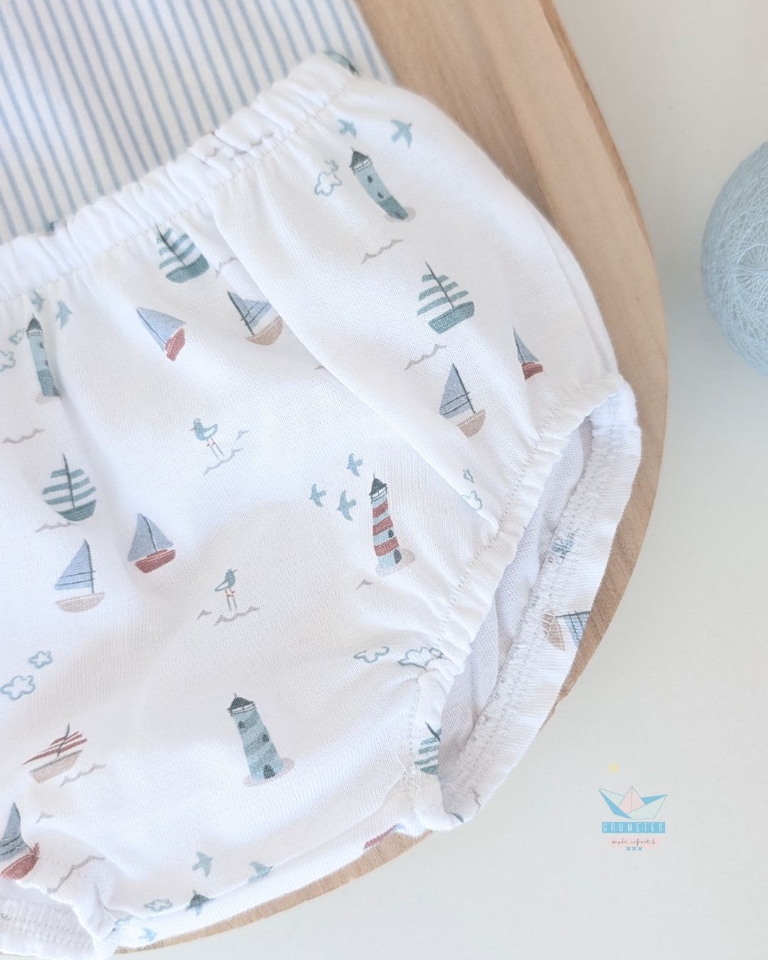 Conjunto Body + Ranita Azul Mirada - Babidu