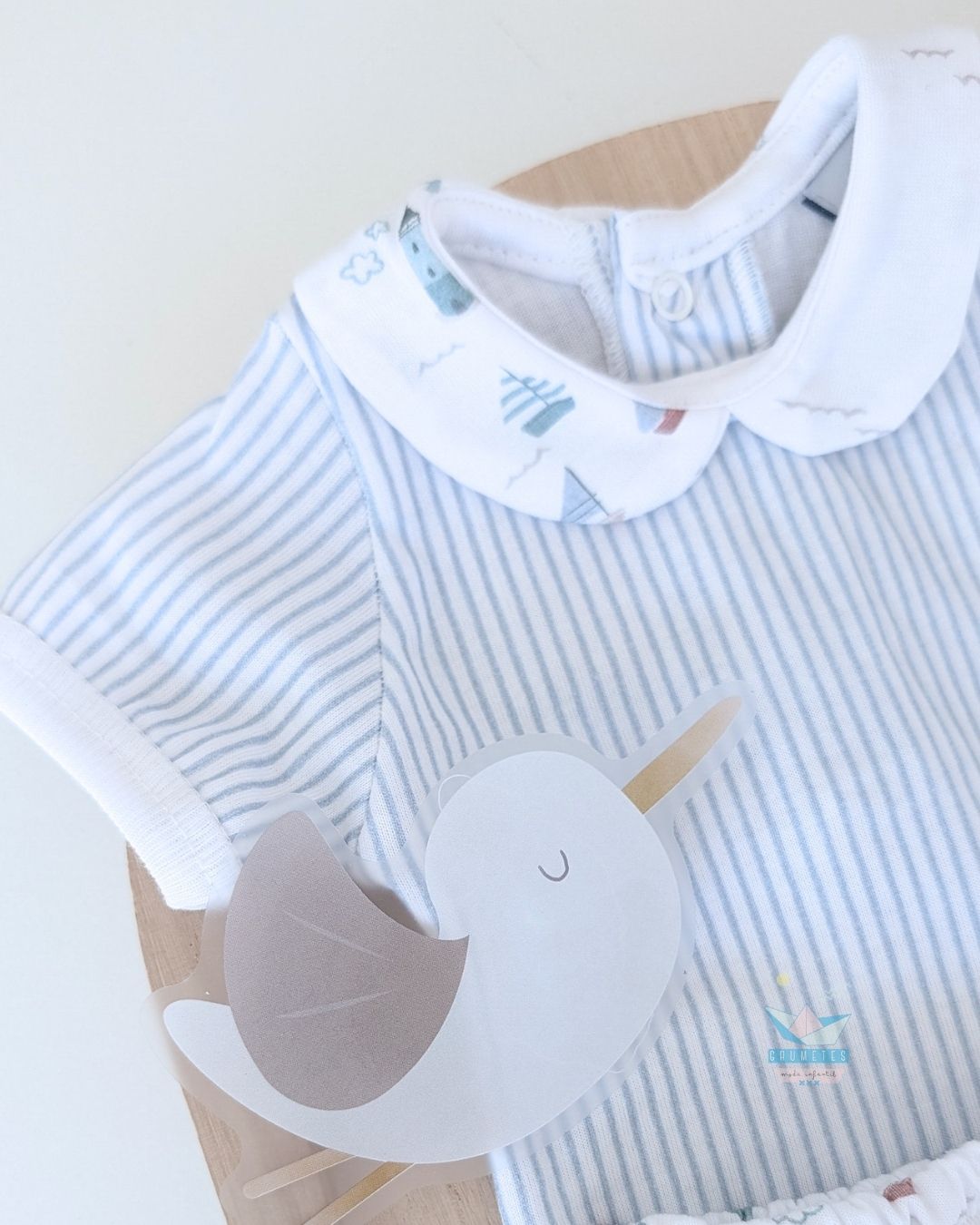 Conjunto Body + Ranita Azul Mirada - Babidu