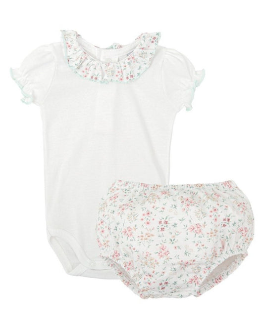 Conjunto Body + Ranita Niña Verde Claro - Babidu