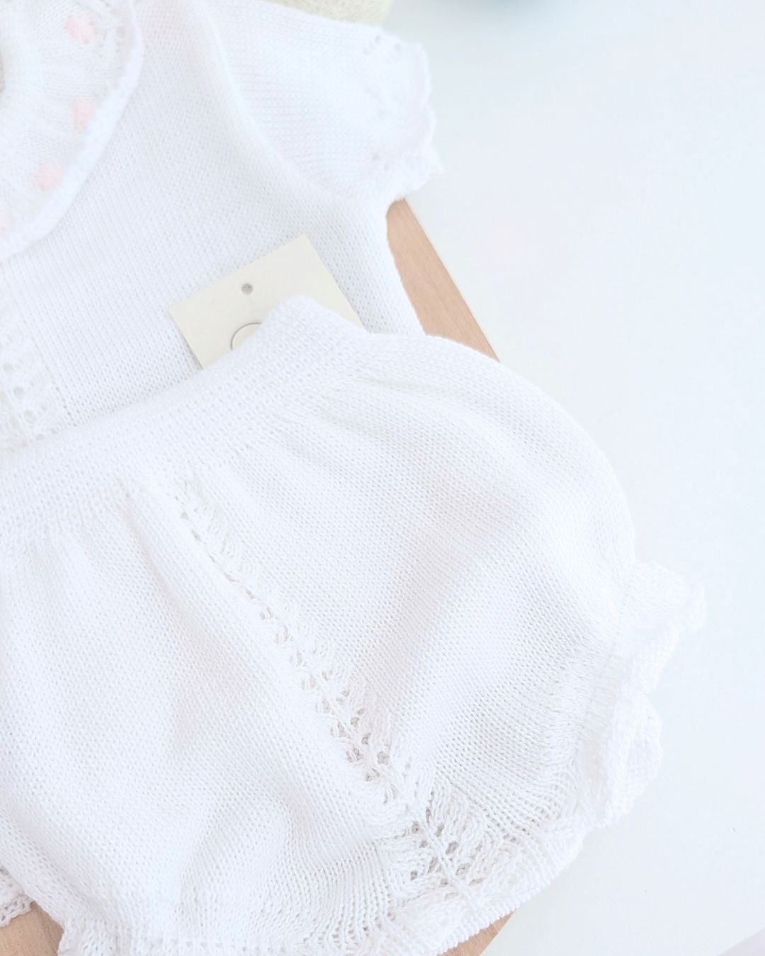 Conjunto Braga Calados Bodoques Rosa - Primbaby