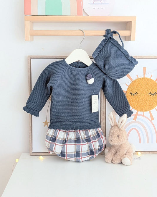 Conjunto Braga Cuadros Tejano - Primbaby