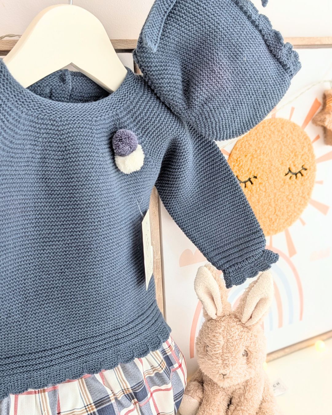 Conjunto Braga Cuadros Tejano - Primbaby