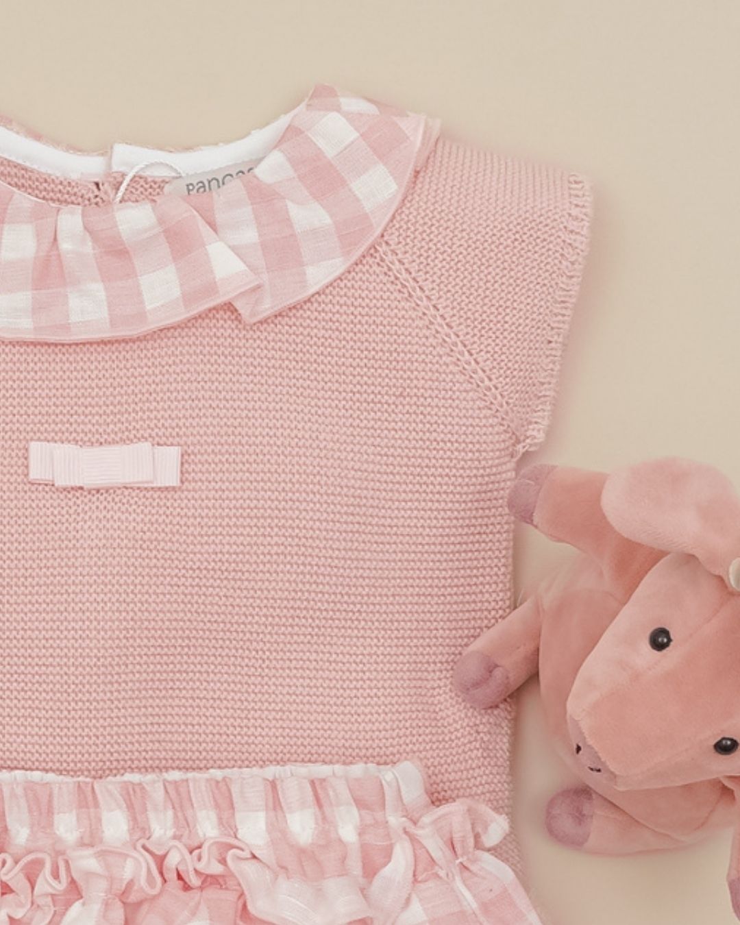 Conjunto Braguita CUADROS Rosa Empolvado 2631310 - Pangasa Baby