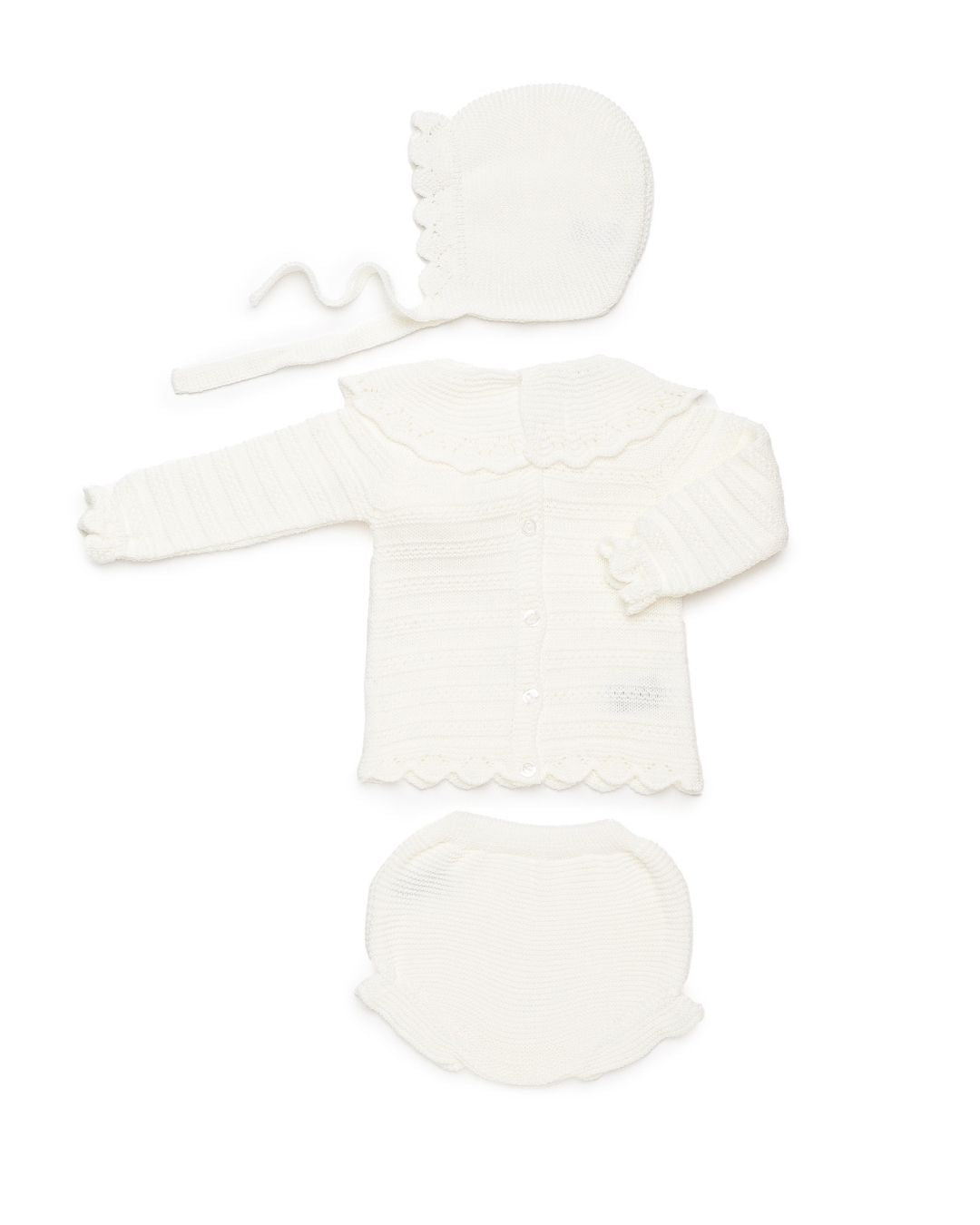 Conjunto Braguita Vastas Crudo - Colección Alba Juliana