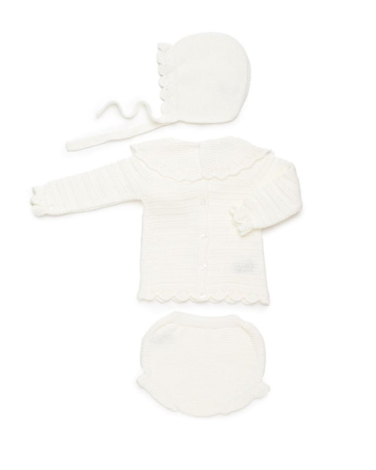 Conjunto Braguita Vastas Crudo - Colección Alba Juliana