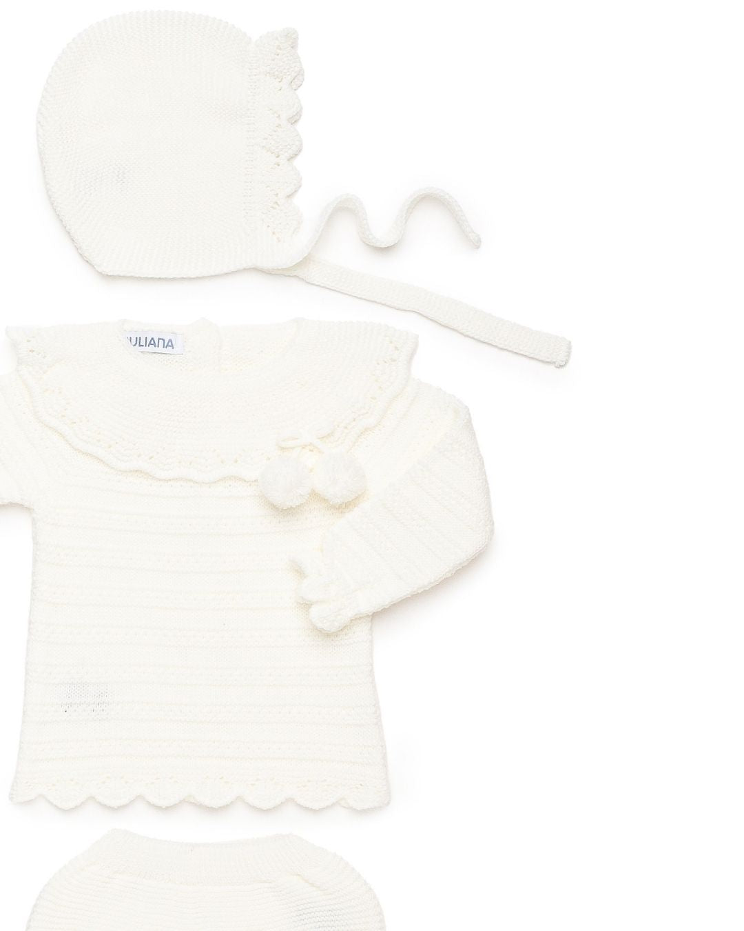 Conjunto Braguita Vastas Crudo - Colección Alba Juliana