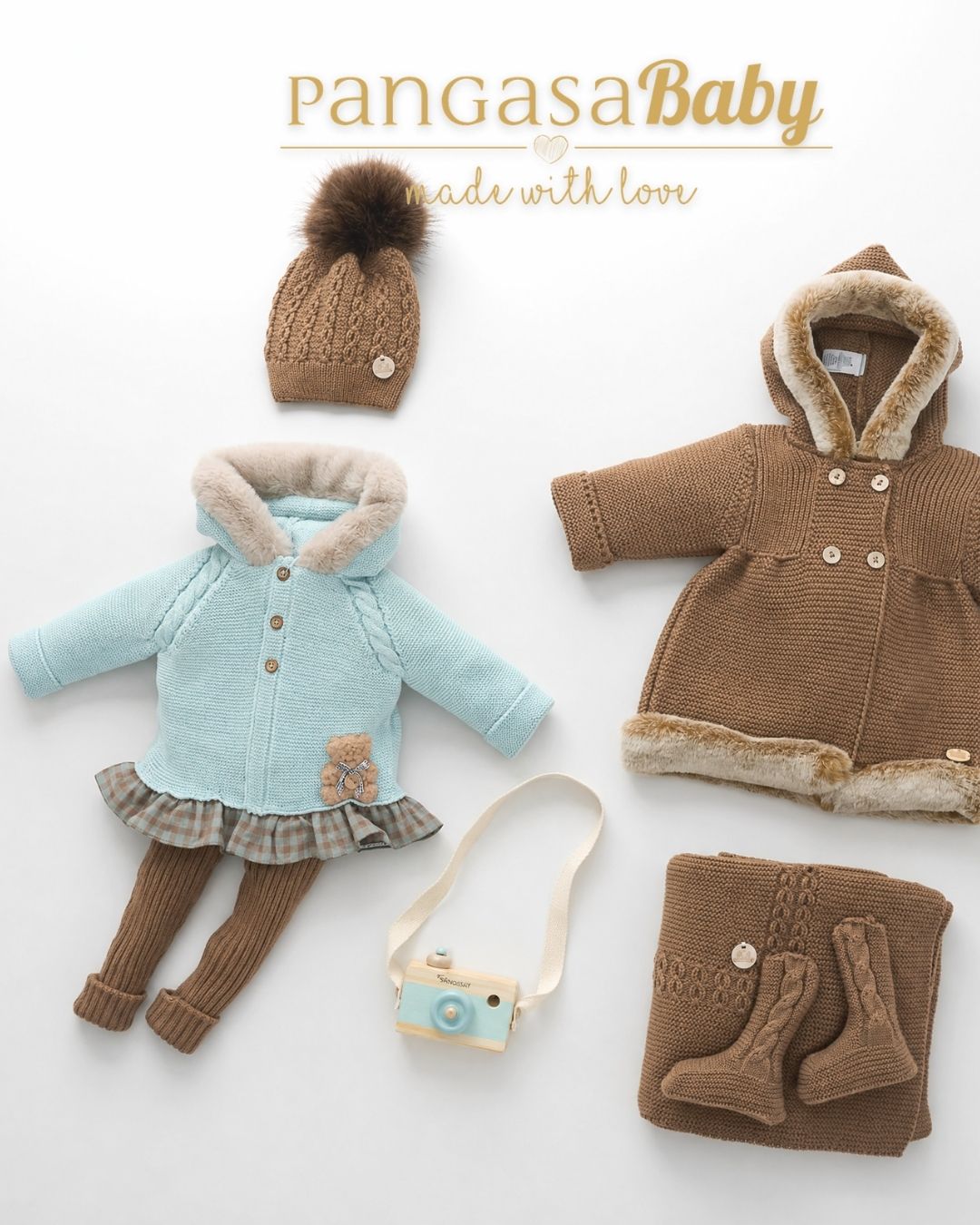 Conjunto Braguita Verde Mint Vichy - Mint Collection Pangasa Baby