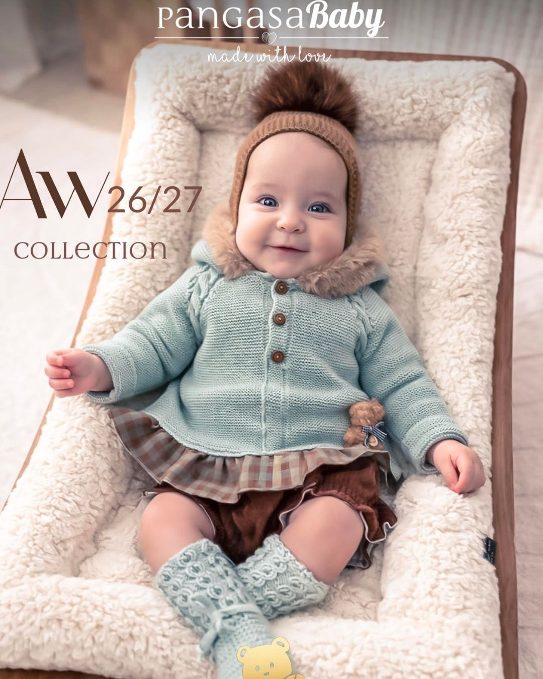 Conjunto Braguita Verde Mint Vichy - Mint Collection Pangasa Baby
