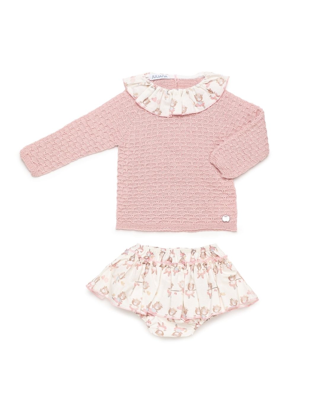 Conjunto Braguita Volante Muñecas - Colección Larina Juliana
