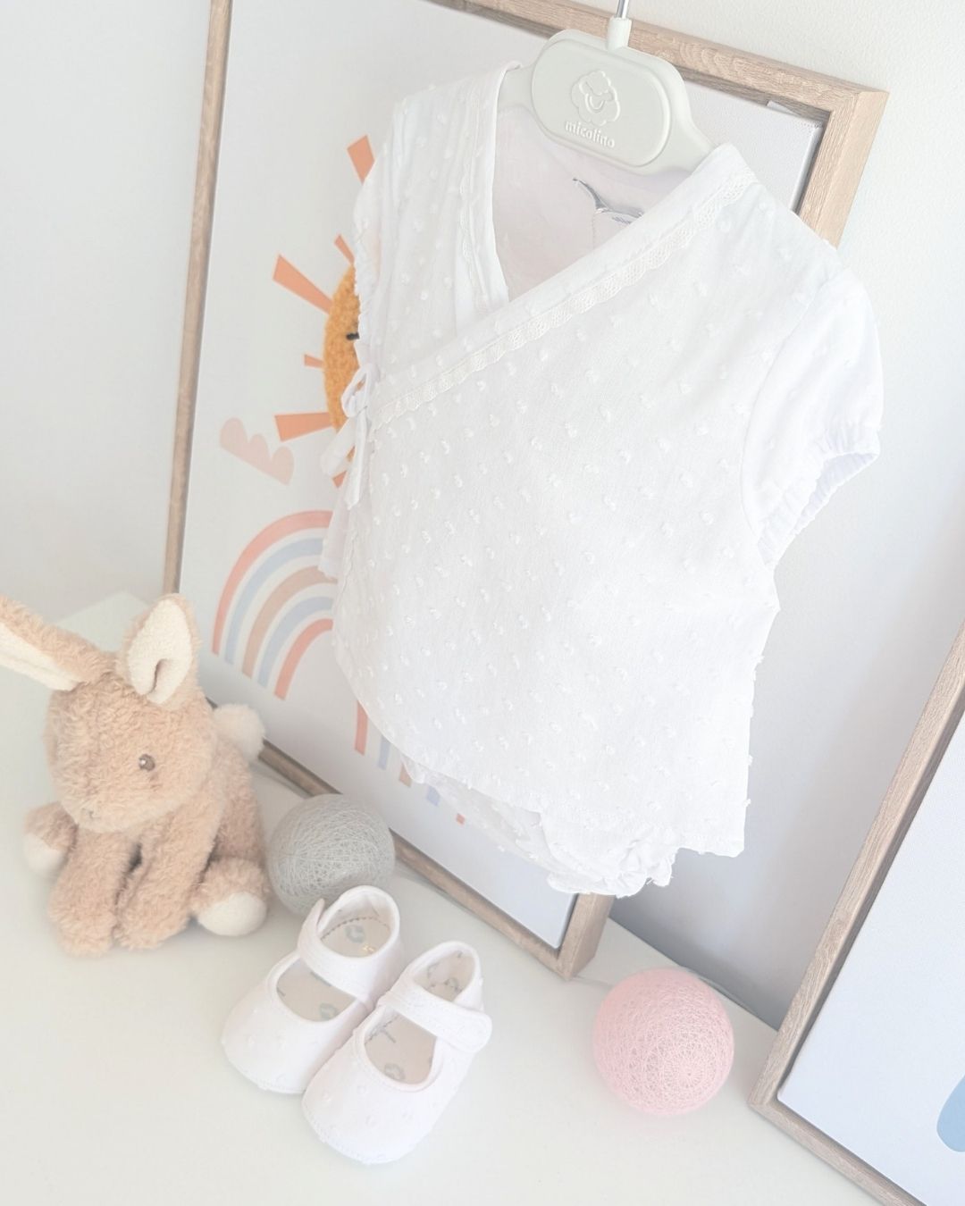 Conjunto Cruzado PLUMETI Blanco ART.4639 - Micolino