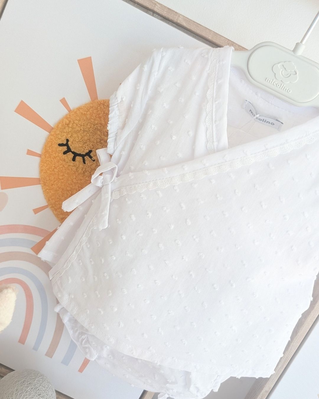 Conjunto Cruzado PLUMETI Blanco ART.4639 - Micolino