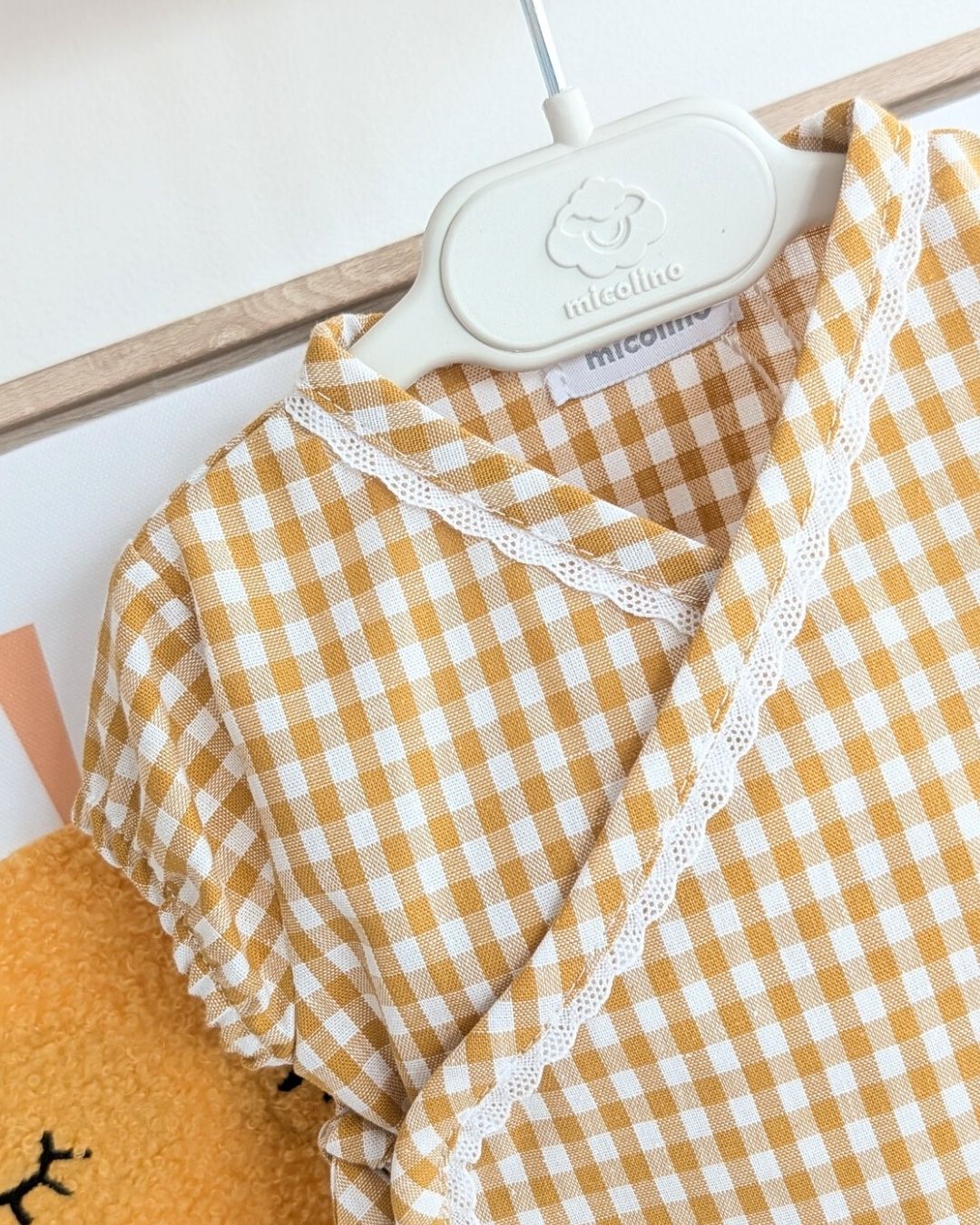 Conjunto Cruzado VICHY Caramelo ART.4638 - Micolino