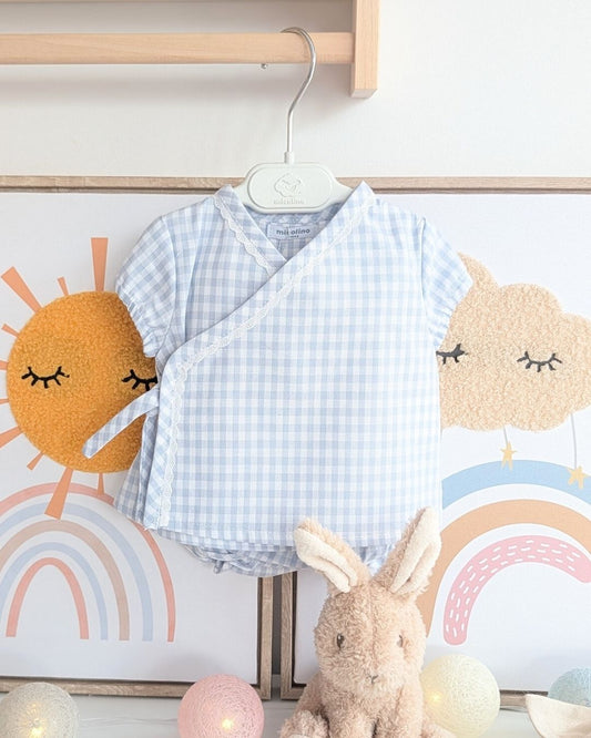 Conjunto Cruzado VICHY Celeste ART.4638 - Micolino