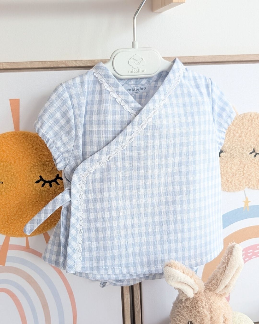 Conjunto Cruzado VICHY Celeste ART.4638 - Micolino