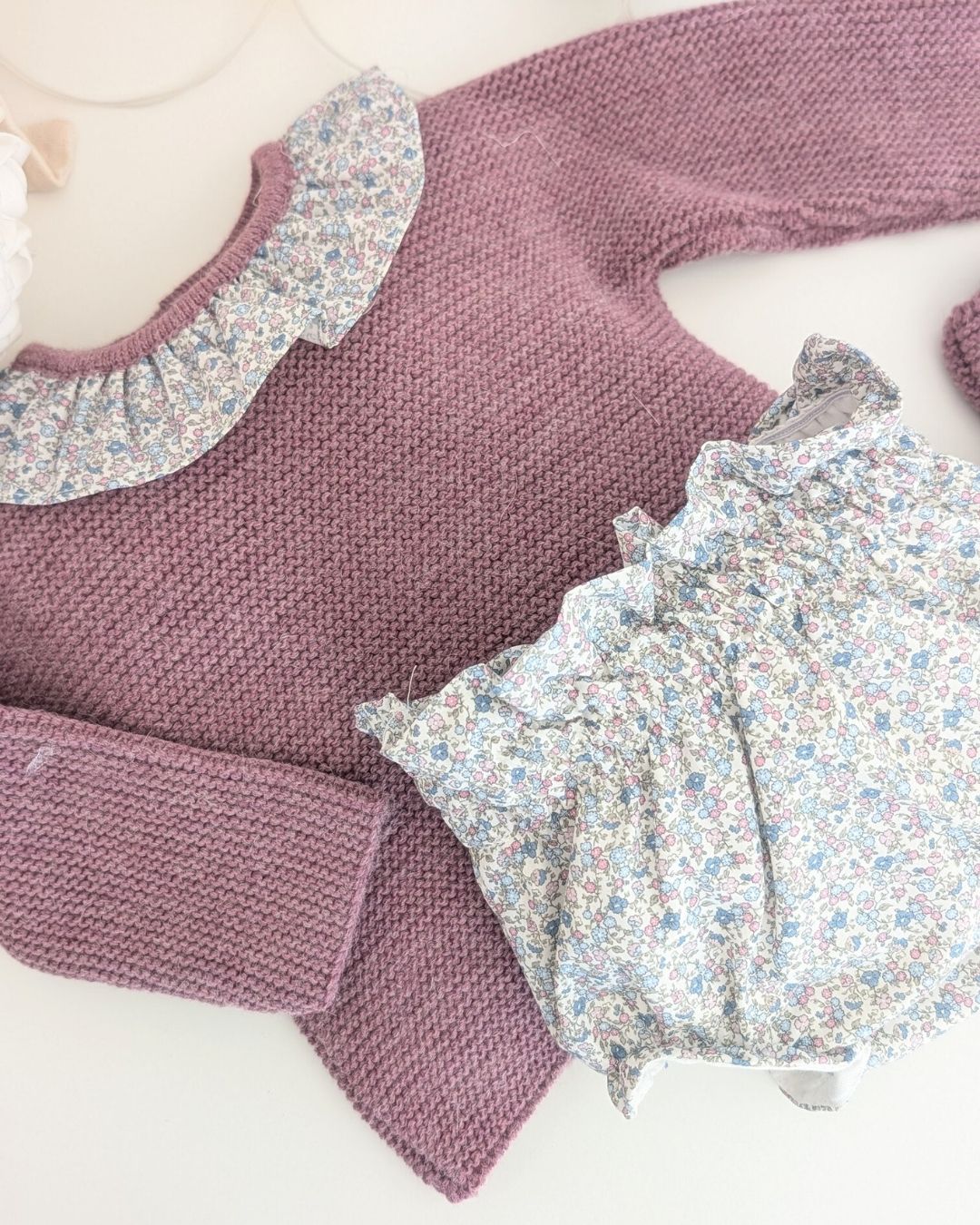 Conjunto Jersey, Braguita y Capota Costwold Malva -  Martin Aranda