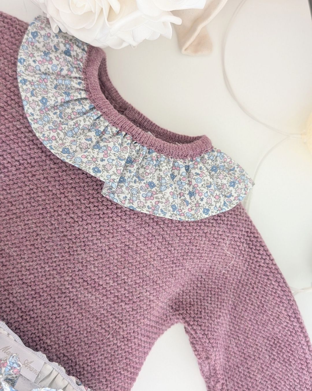 Conjunto Jersey, Braguita y Capota Costwold Malva -  Martin Aranda